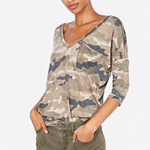 Express Tops - Express Camo Tee